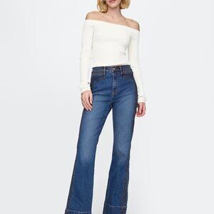 NWOT - GAP - High Rise '70s Flare Jeans -29 Petite | Medium indigo